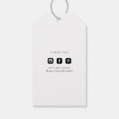 Business Logo Clothing Label Price Hang Label Cadeaulabel (Achterkant)