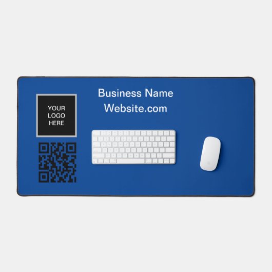 Business logo Company Blue QR-code Bureaumat (Keyboard & Muis)