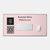 Business logo Company Blush Pink QR-code Bureaumat (Keyboard & Muis)