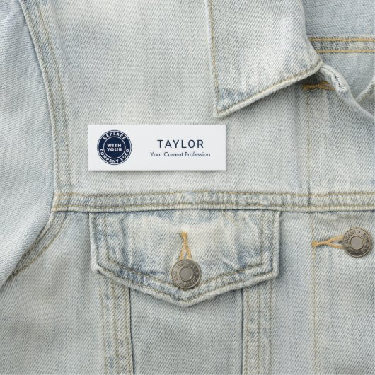 Business Logo Company Employees Conference toevoeg Naamplaatje (In situ)