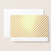 Business Logo Company Folted Gift Certificate Gold Folie Kaarten (Met envelop)