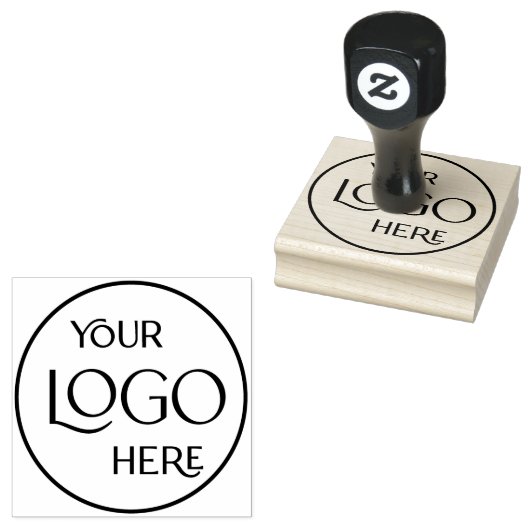 Business Logo Company onder het merk Modern Minima Rubberstempel (Gestempeld)