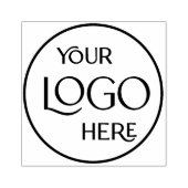 Business Logo Company onder het merk Modern Minima Rubberstempel (Afrduk)