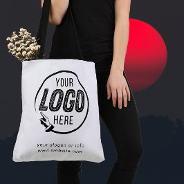 Business Logo Company Professionele Branding Aange Tote Bag
