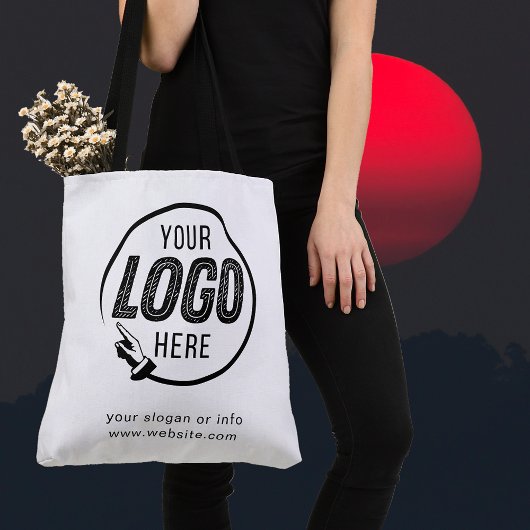 Business Logo Company Professionele Branding Aange Tote Bag