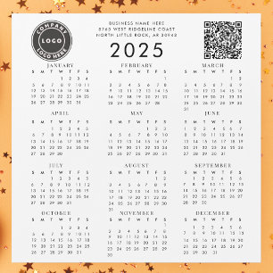 Business Logo Company QR Code 2025 Kalender
