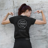 Business Logo Company Terug Merkgebonden Personeel T-shirt