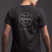 Business Logo Company Terug Merkgebonden Personeel T-shirt