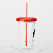 Business Logo Company Website - Aangepast Acryl Drinkbeker (Rechts)