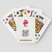 Business LOGO Corporate QR CODE Pokerkaarten (Achterkant)