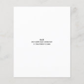 Business Logo Creëer Je eigen marketing 2 Foto Flyer (Achterkant)