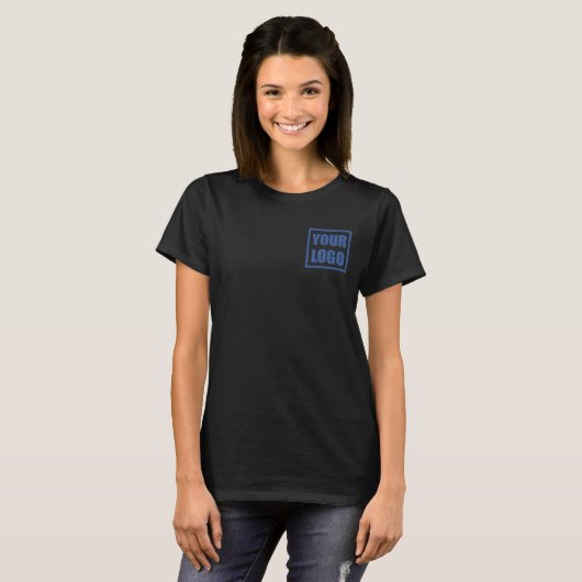 Business Logo Crest T-Shirt (Voorkant volledig)