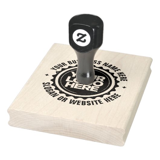 Business Logo Custom Bold Rubber Stamp Rubberstempel (Stempel)