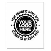 Business Logo Custom Bold Rubber Stamp Rubberstempel (Afrduk)