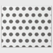 Business Logo Custom Company Employee Cadeaupapier (Vlak)