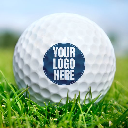 Business Logo Custom Company Foto Golfballen