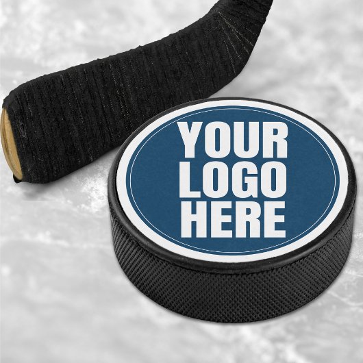 Business Logo Custom Company Foto Hockey Puck