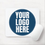 Business Logo Custom Company Foto Muismat (Met muis)