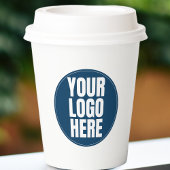 Business Logo Custom Company Foto Papieren Bekers