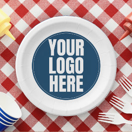 Business Logo Custom Company Foto Papieren Bordje