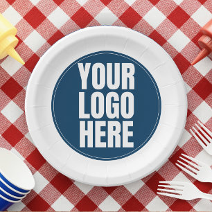 Business Logo Custom Company Foto Papieren Bordje