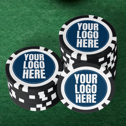 Business Logo Custom Company Foto Poker Chips