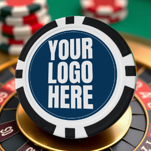 Business Logo Custom Company Foto Poker Chips