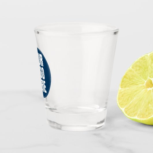 Business Logo Custom Company Foto Shot Glas (Rechts)