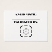 Business Logo Custom Gift Kaart (Achterkant)