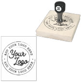 Business Logo Custom groot Rubberstempel (Gestempeld)