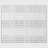 Business logo Custom Herhalingspatroon Zwart wit Cadeaupapier (Vlak)