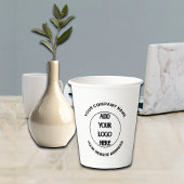 Business Logo Custom  Papieren Bekers