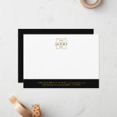 Business Logo Custom Personalized Modern Flat Notitiekaartje (Voorkant / Achterkant in situ)