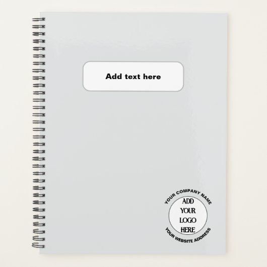 Business Logo Custom Planner (Voorkant)