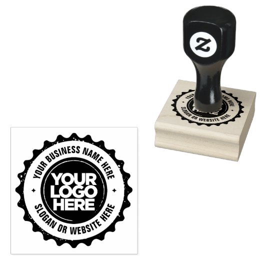 Business Logo Custom Professionele Rubber Stamp Rubberstempel (Gestempeld)