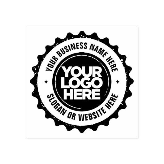 Business Logo Custom Professionele Rubber Stamp Rubberstempel (Afrduk)