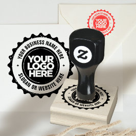 Business Logo Custom Professionele Rubber Stamp Rubberstempel
