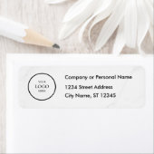 Business Logo Custom Return Address Label (Insitu)