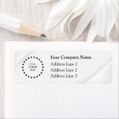 Business Logo Custom Return Address Label (Insitu)