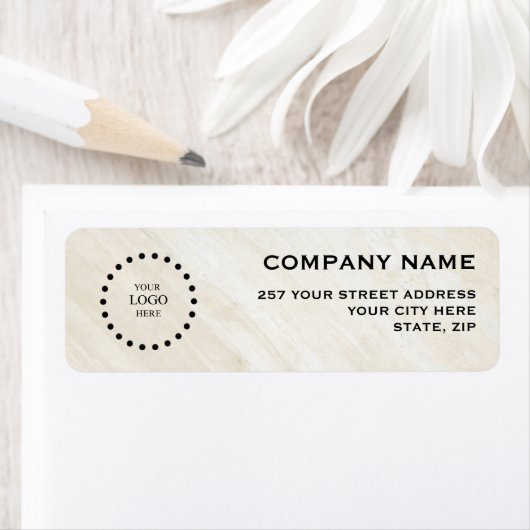 Business Logo Custom Return Address Label (Insitu)