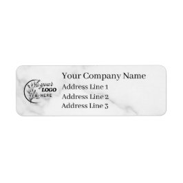 Business Logo Custom Return Address Label