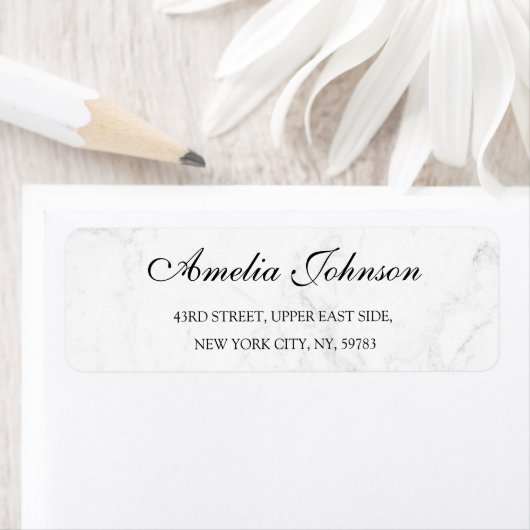 Business Logo Custom Return Address Label (Insitu)