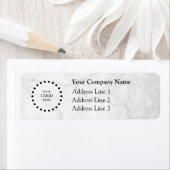Business Logo Custom Return Address Label (Insitu)