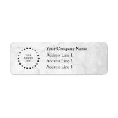 Business Logo Custom Return Address Label (Voorkant)