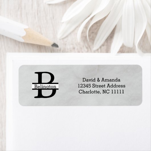 Business Logo Custom Return Address Label (Insitu)