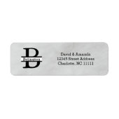 Business Logo Custom Return Address Label (Voorkant)