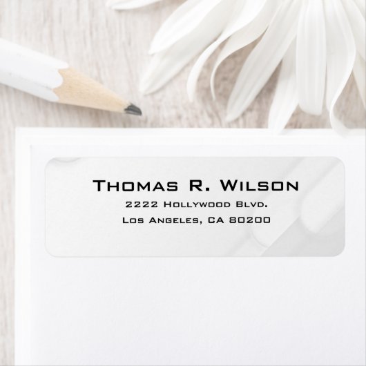 Business Logo Custom Return Address Label (Insitu)