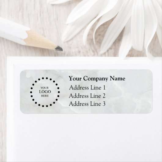 Business Logo Custom Return Address Label (Insitu)