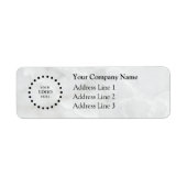 Business Logo Custom Return Address Label (Voorkant)