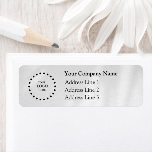 Business Logo Custom Return Address Label (Insitu)